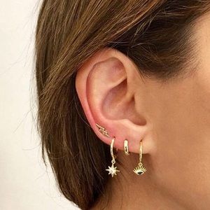 Starburst earrings super cute!